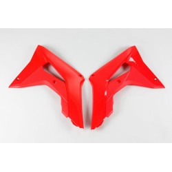 Paire d'ouïes de radiateurs UFO 450 CRF R 2017 à 2020 Rouge