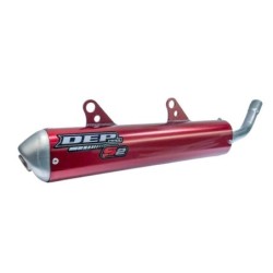Silencieux d'échappement DEP BETA RR 250 / 300 2014 à 2019 ROUGE
