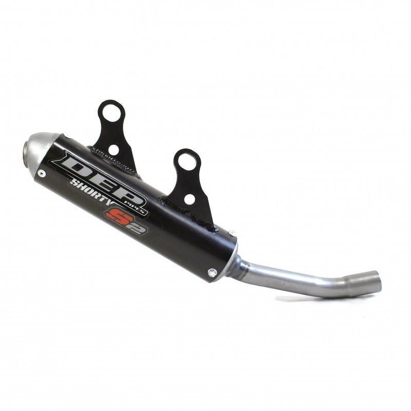 Silencieux d'échappement DEP Shorty YAMAHA 125 YZ 2022 à 2023 / FANTIC 125 XX 2023 Noir Silencieux d'échappement DEP Shorty YAMAHA 125 YZ 2022 à 2023 / FANTIC 125 XX 2023 Noir