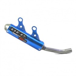 Silencieux d'échappement DEP YAMAHA 125 YZ 2022 à 2023 Bleu