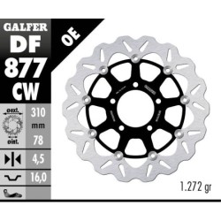 Disque de frein Galfer flottant wave
