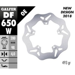 Disque de frein Galfer fixe wave