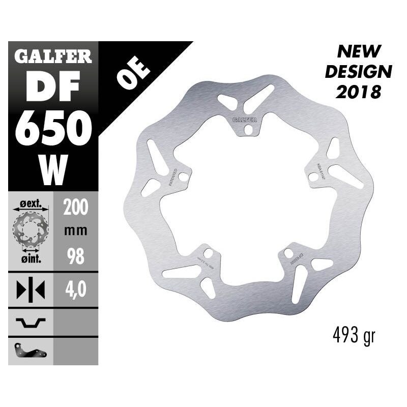 Disque de frein Galfer fixe wave Disque de frein Galfer fixe wave