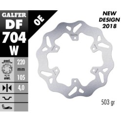Disque de frein Galfer fixe wave