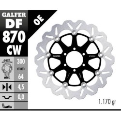 Disque de frein Galfer flottant wave
