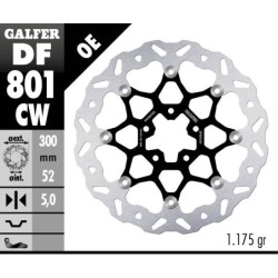 Disque de frein Galfer flottant wave
