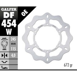 Disque de frein Galfer fixe wave