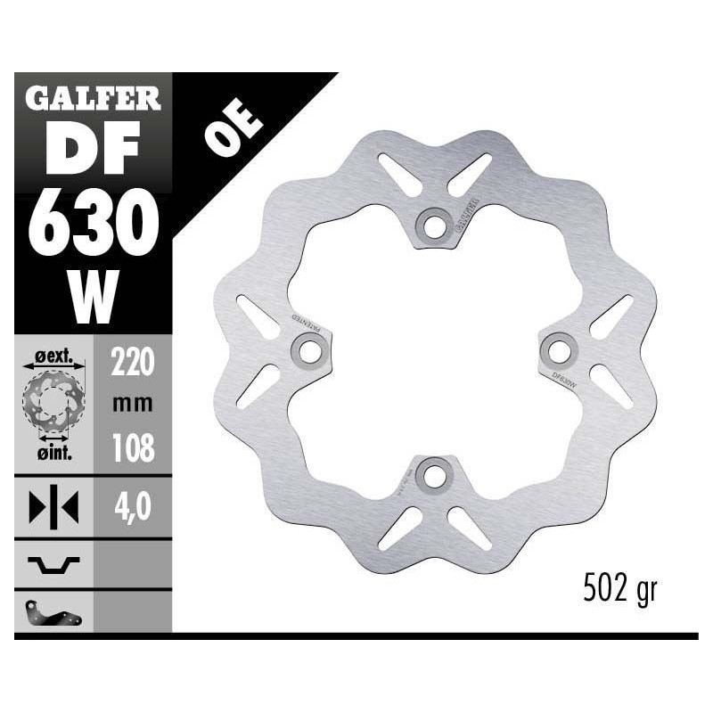 Disque de frein Galfer fixe wave