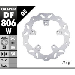 Disque de frein Galfer fixe wave