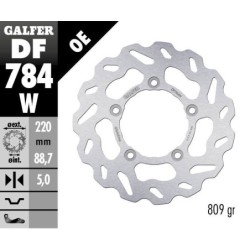 Disque de frein Galfer fixe wave