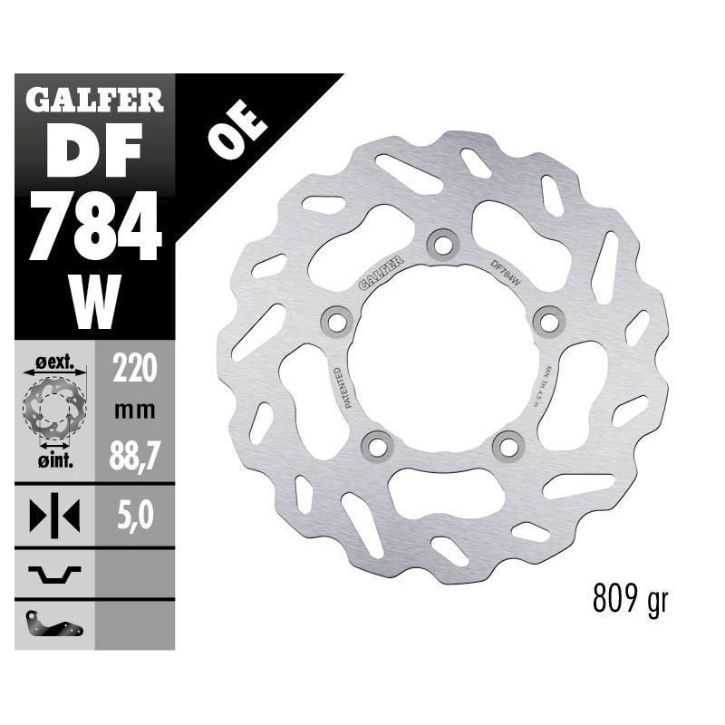 Disque de frein Galfer fixe wave