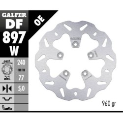 Disque de frein Galfer fixe wave