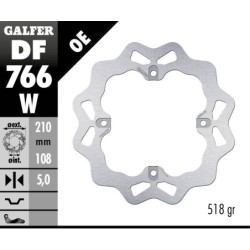 Disque de frein Galfer fixe wave