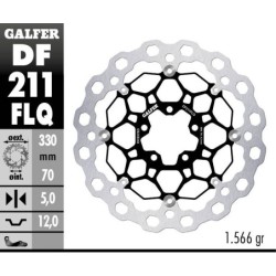 Disque de frein Galfer flottant cubiq