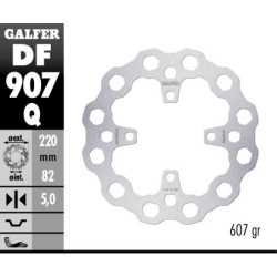 Disque de frein Galfer fixe cubiq
