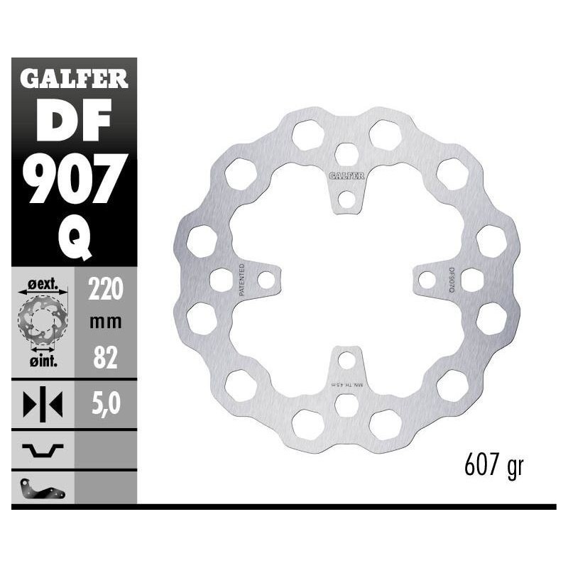 Disque de frein Galfer fixe cubiq Disque de frein Galfer fixe cubiq