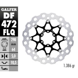 Disque de frein Galfer flottant cubiq