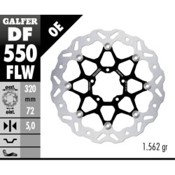 Disque de frein Galfer flottant wave