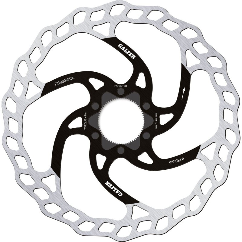 Disque de frein Galfer wave 180x1.8mm centerlock