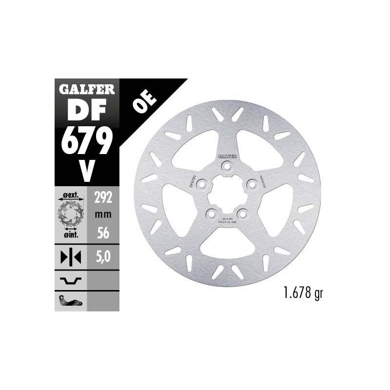 Disque de frein Galfer fixe rond Disque de frein Galfer fixe rond