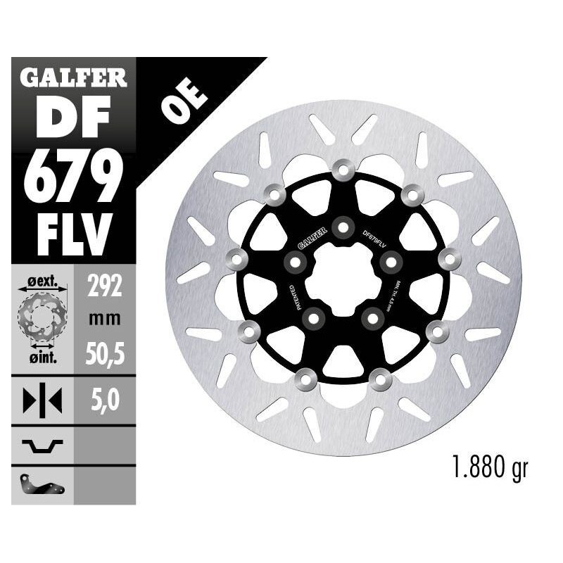 Disque de frein Galfer flottant rond disque flottant rond Disque de frein Galfer flottant rond disque flottant rond