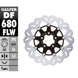 Disque de frein Galfer flottant wave centre acier
