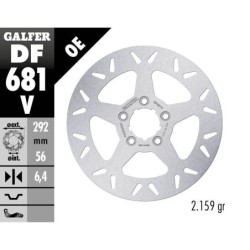 Disque de frein Galfer fixe rond