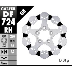 Disque de frein Galfer fixe skull