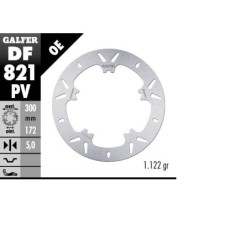 Disque de frein Galfer fixe rond