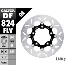 Disque de frein Galfer flottant rond