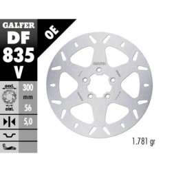 Disque de frein Galfer fixe rond