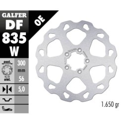 Disque de frein Galfer fixe wave
