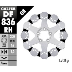 Disque de frein Galfer fixe skull