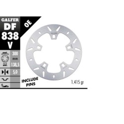 Disque de frein Galfer fixe rond
