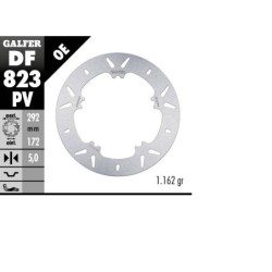 Disque de frein Galfer fixe rond