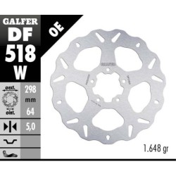 Disque de frein Galfer fixe wave