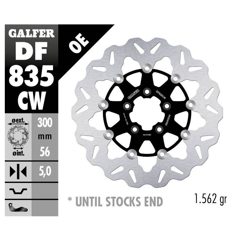 Disque de frein Galfer flottant wave Disque de frein Galfer flottant wave