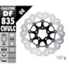 Disque de frein Galfer flottant wave noir