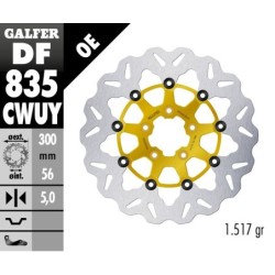 Disque de frein Galfer flottant wave or