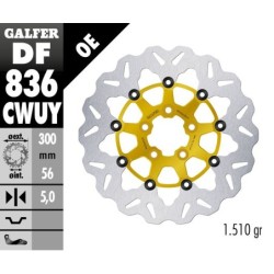 Disque de frein Galfer flottant wave or