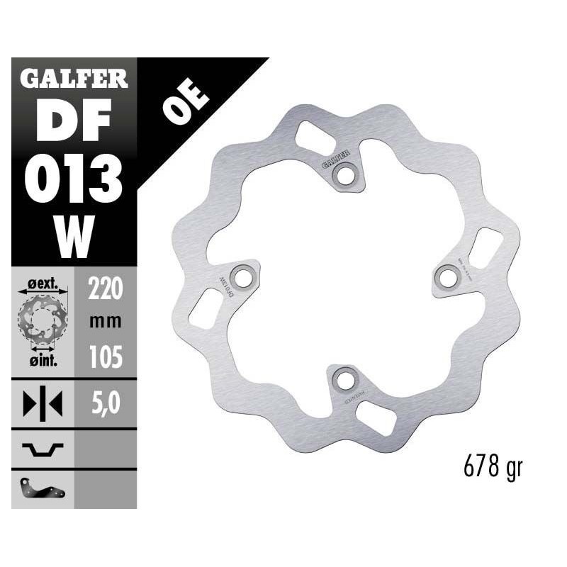 Disque de frein Galfer wave fixe Disque de frein Galfer wave fixe