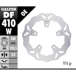 Disque de frein Galfer wave fixe
