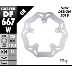 Disque de frein Galfer wave fixe