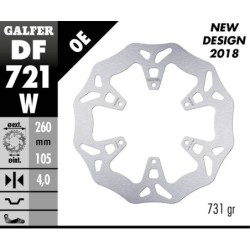 Disque de frein Galfer wave fixe