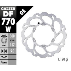 Disque de frein Galfer wave fixe