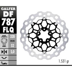 Disque de frein Galfer cubiq flottant