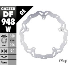 Disque de frein Galfer wave fixe