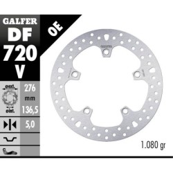 Disque de frein Galfer rond fixe