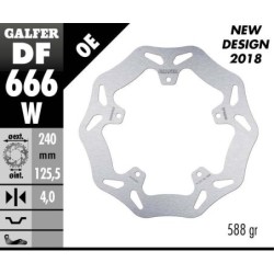 Disque de frein Galfer wave fixe