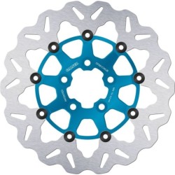 Disque de frein Galfer flottant wave bleu